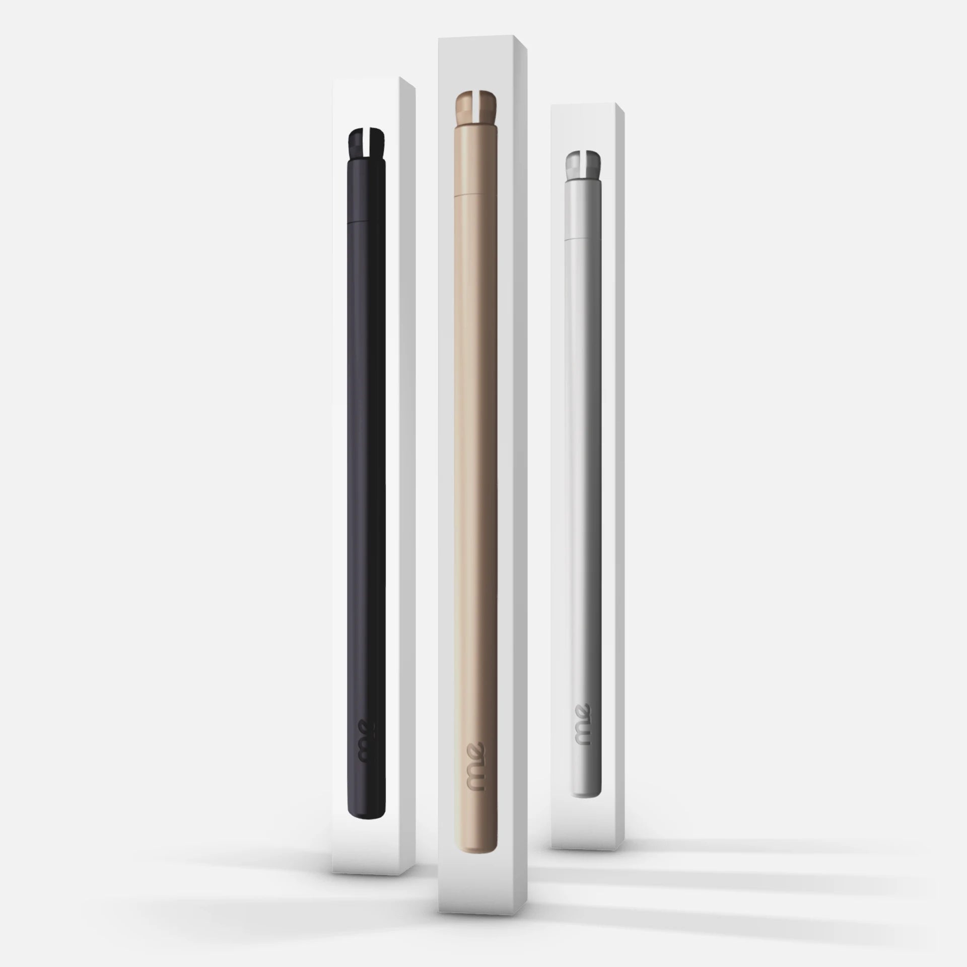 Pencil / Aluminium pen for replaceable disposable refills - Black